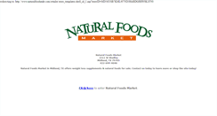 Desktop Screenshot of naturalfoodsmkt.com