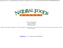 Tablet Screenshot of naturalfoodsmkt.com